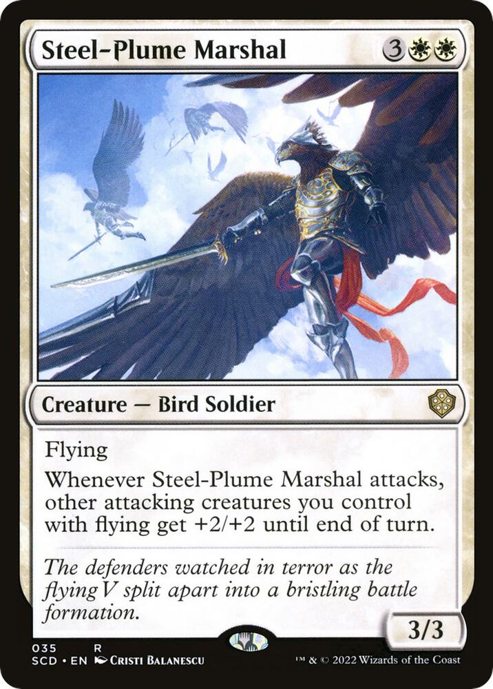Steel-Plume Marshal 35/352 (Starter Commander Decks)