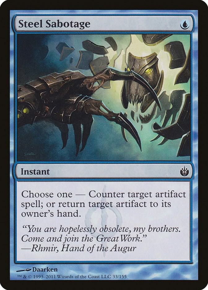 Steel Sabotage 33/155 (Mirrodin Besieged)  - Foil