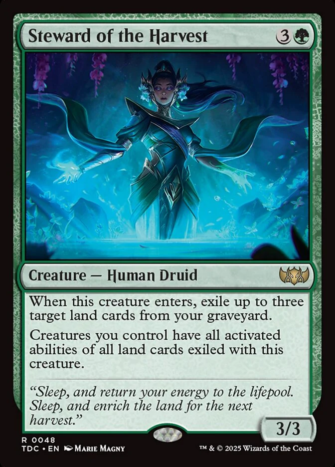 Steward of the Harvest 48/413 (Commander: Tarkir: Dragonstorm)