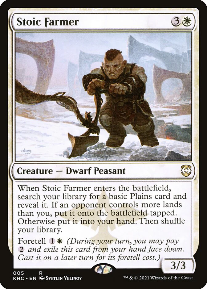 Stoic Farmer 5/1 (Commander: Kaldheim)