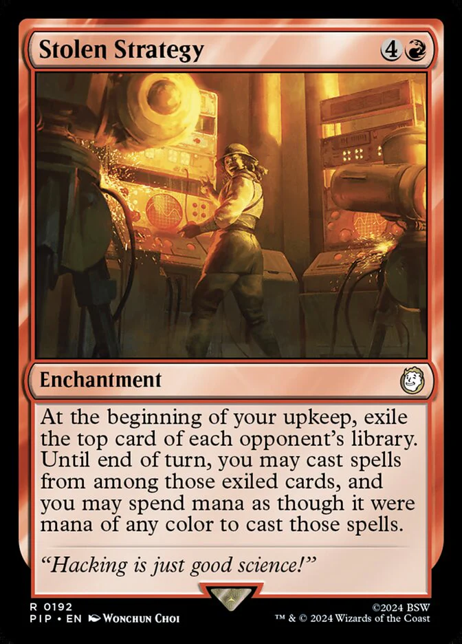 Stolen Strategy 192/326 (Universes Beyond: Fallout)