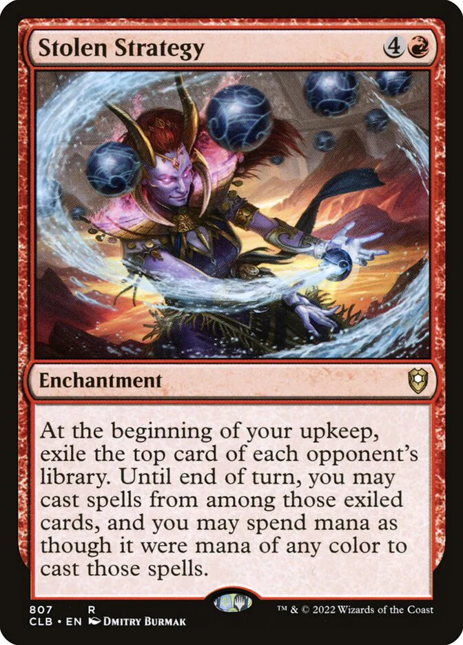 Stolen Strategy 807/361 (Commander Legends: Battle for Baldur's Gate)