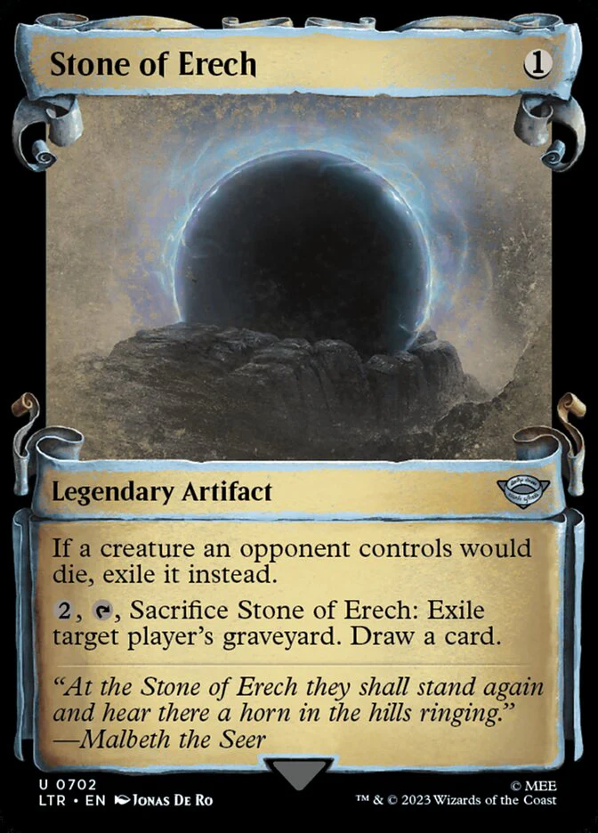 Stone of Erech 702 (Universes Beyond: The Lord of the Rings: Tales of Middle-earth)  - Showcase Scroll Foil