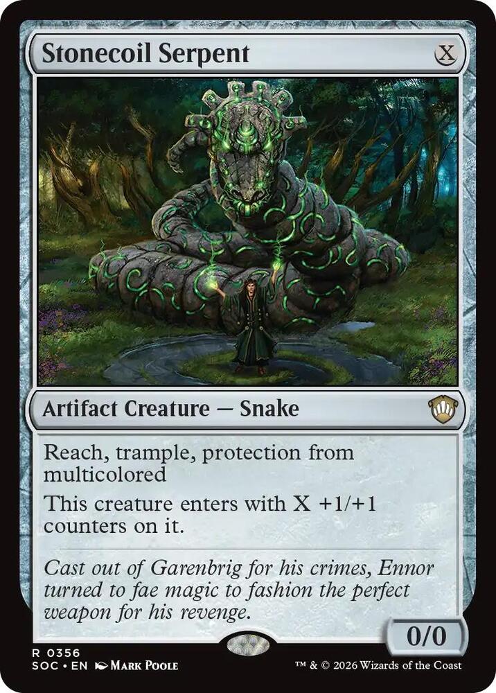 Stonecoil Serpent 356 (Commander: Secrets of Strixhaven)