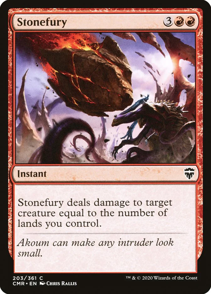 Stonefury 203/361 (Commander Legends)  - Foil