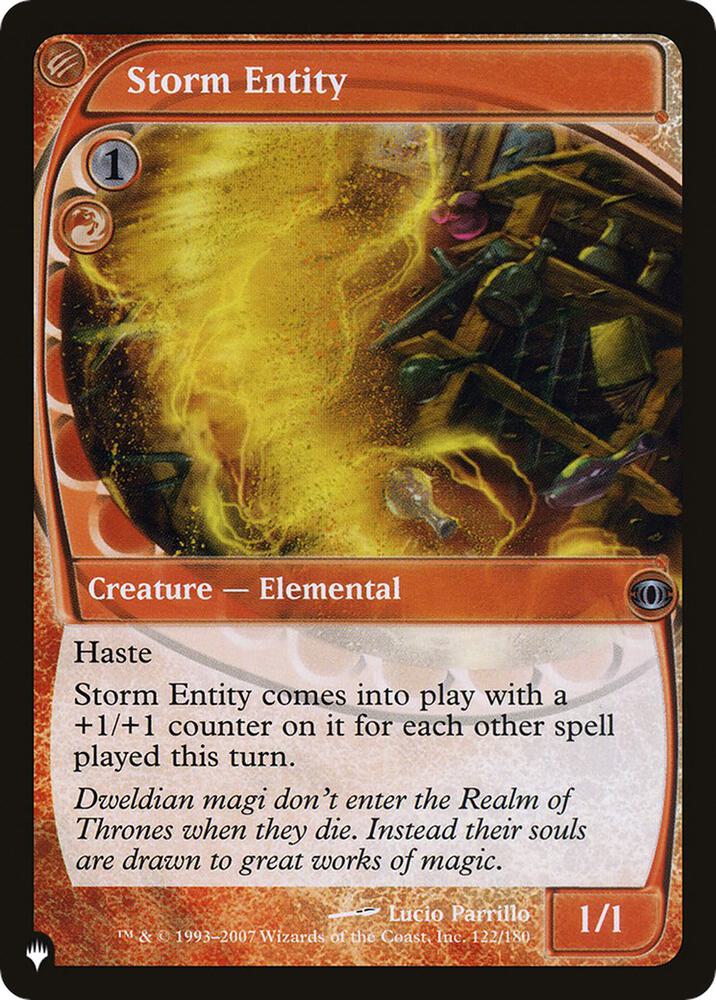 Storm Entity FUT-122/5075 (The List Reprints)