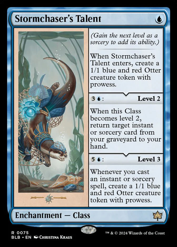 Stormchaser's Talent 75 (Bloomburrow)