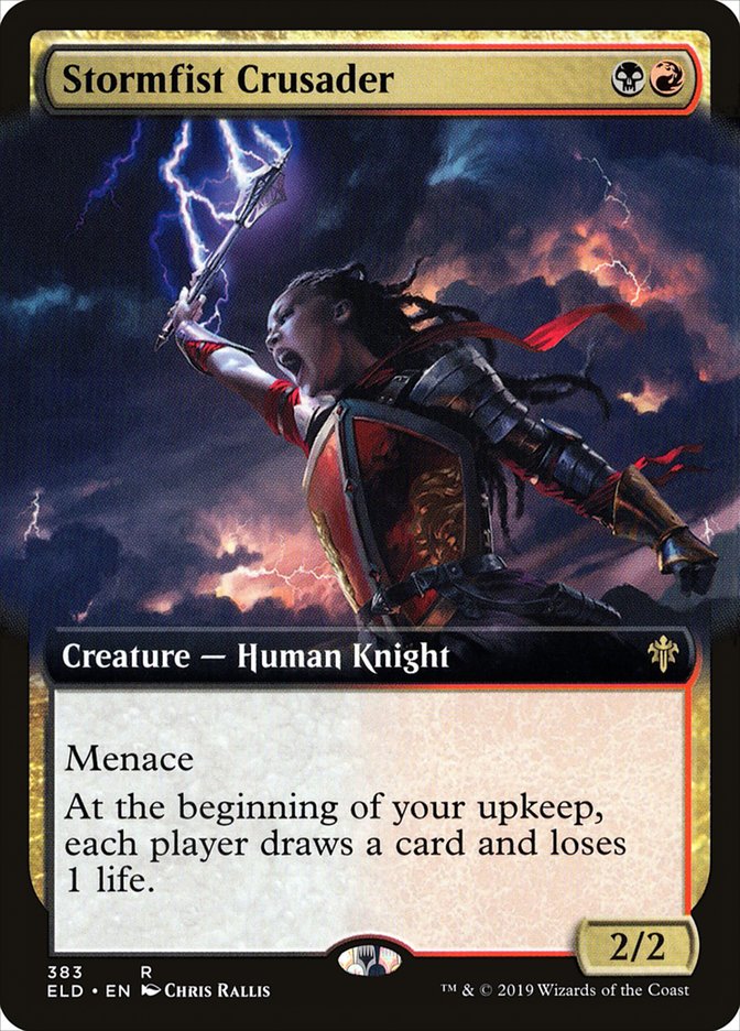 Stormfist Crusader 383/269 (Throne of Eldraine) - Extended Art Foil