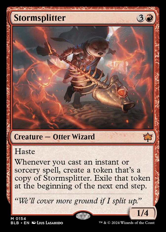Stormsplitter 154/281 (Bloomburrow)  - Foil