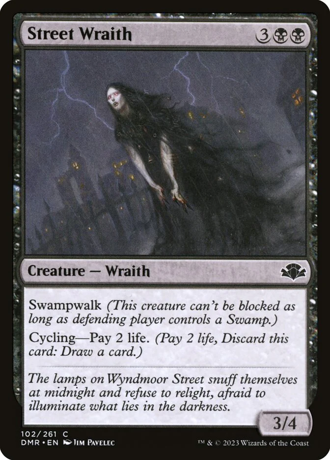 Street Wraith 102/261 (Dominaria Remastered)