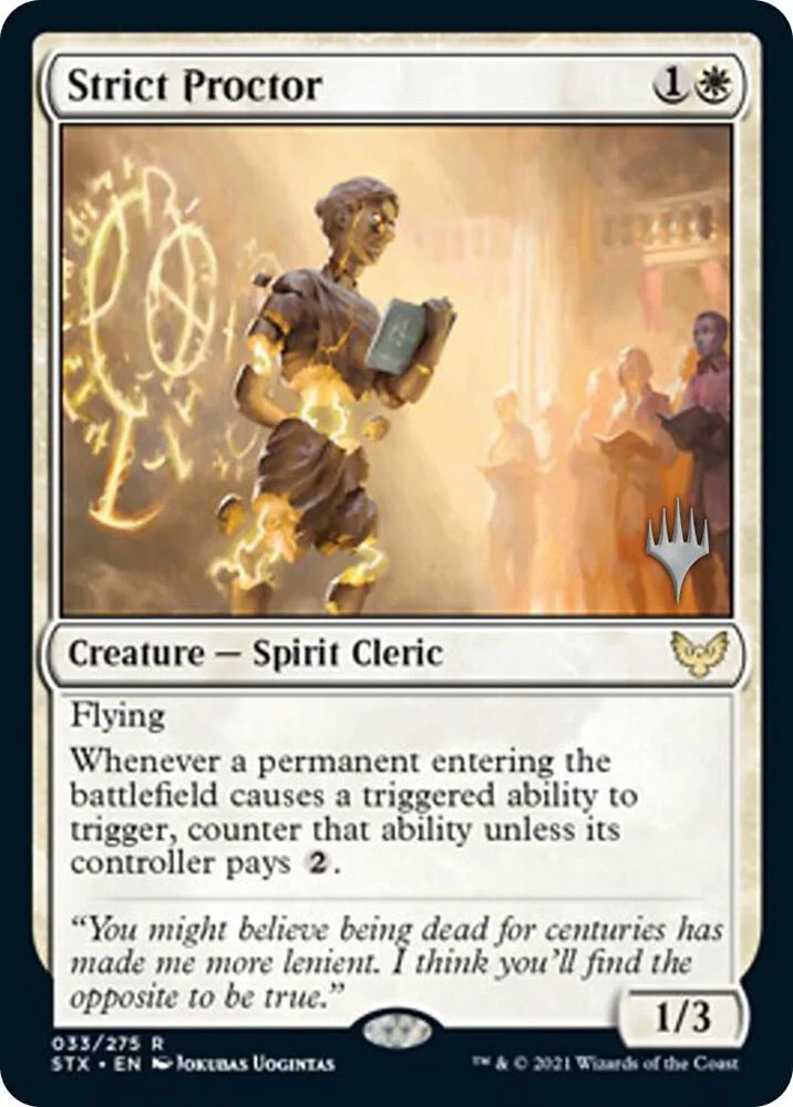 Strict Proctor 33p/180 (Promo Pack: Strixhaven)  - Foil