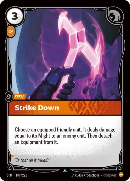 Strike Down 107/221 (Spiritforged)