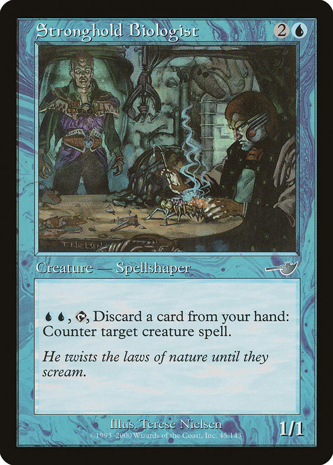 Stronghold Biologist 45/143 (Nemesis)  - Foil