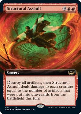 Structural Assault Extended Art 427/281 (Streets of New Capenna)  - Foil