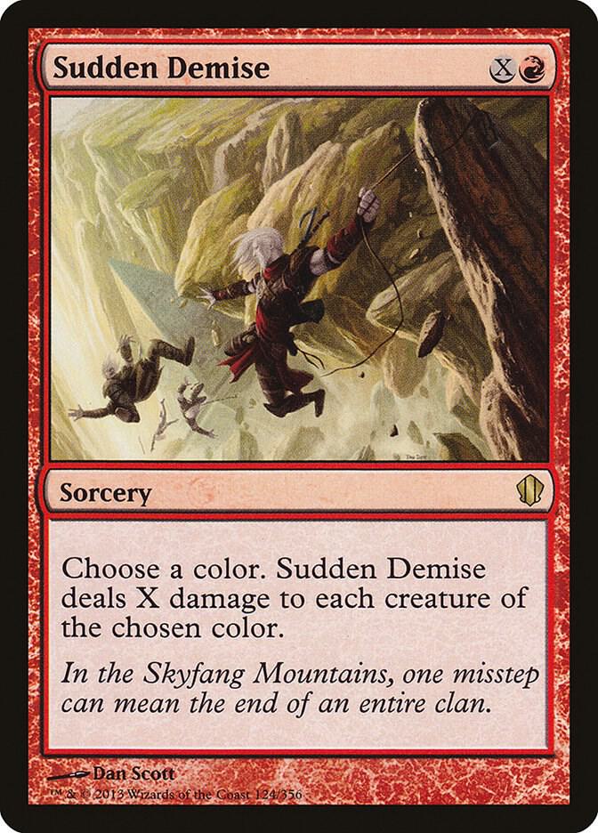 Sudden Demise 124/356 (Commander 2013)
