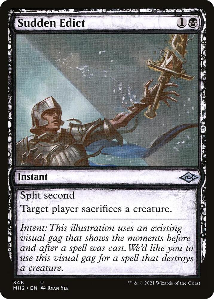 Sudden Edict Showcase 346/303 (Modern Horizons 2)
