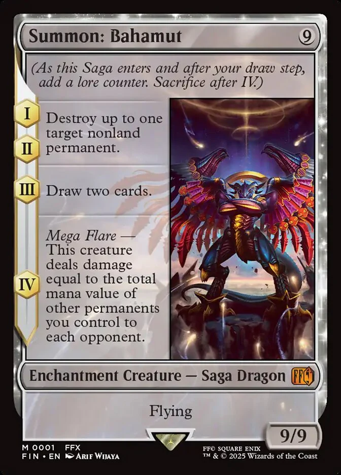 Summon: Bahamut 1/309 (FINAL FANTASY) - Foil