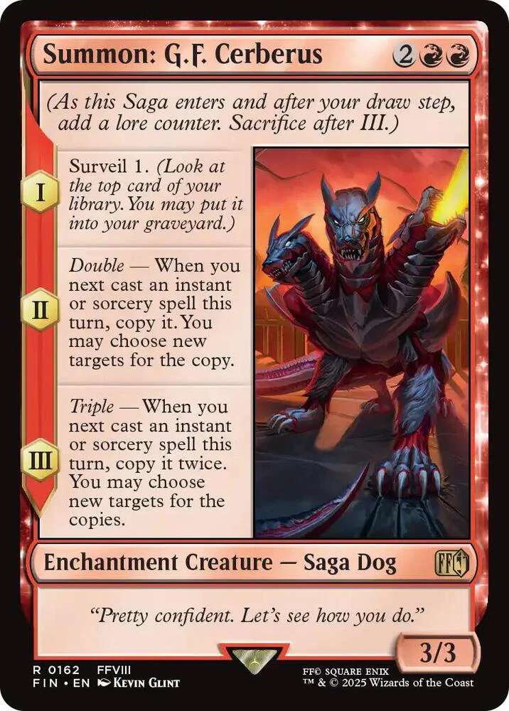 Summon: G.F. Cerberus 162 (FINAL FANTASY)  - Foil