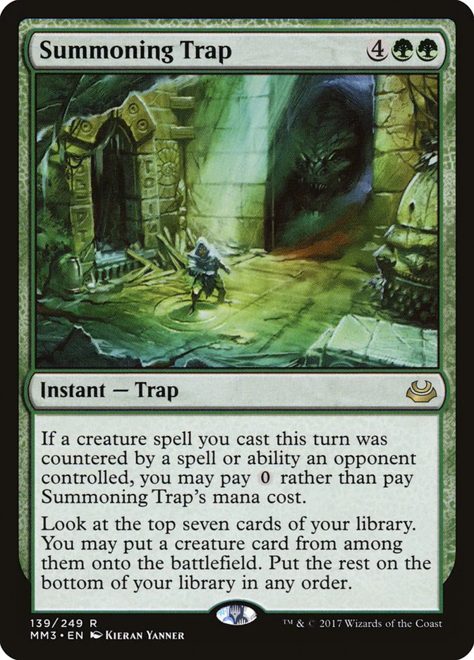 Summoning Trap 139/249 (Modern Masters 2017) - Foil