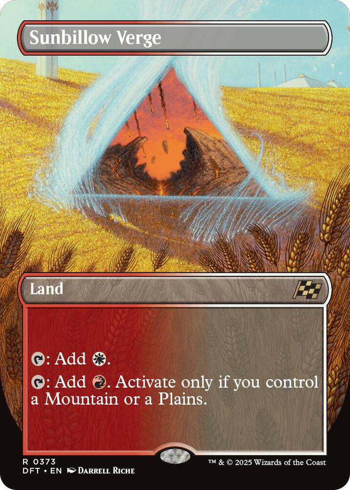 Sunbillow Verge 373/291 (Aetherdrift)  - Borderless Foil