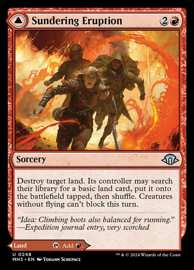 Sundering Eruption // Volcanic Fissure 248 (Modern Horizons 3)  - Foil
