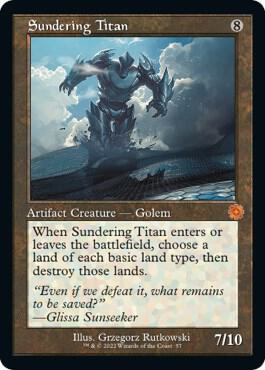 Sundering Titan 57 (The Brothers' War: Retro Frame Artifacts)