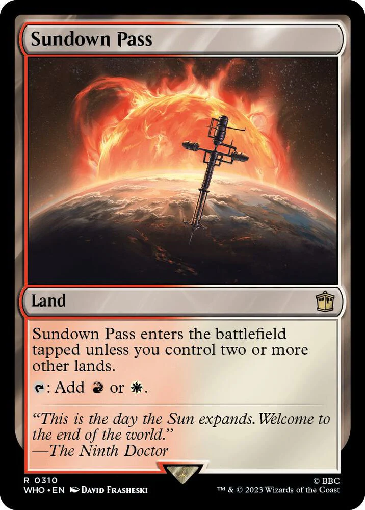 Sundown Pass 310 (Universes Beyond: Doctor Who)
