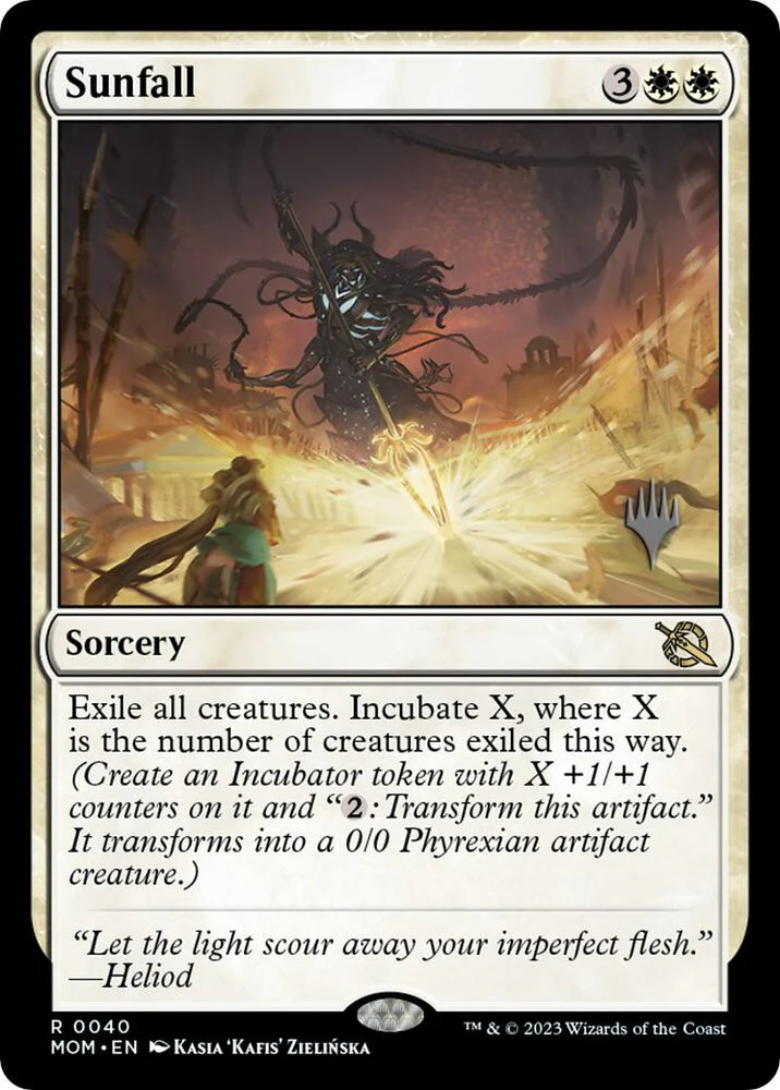 Sunfall 40 (Promo Pack: March of the Machine)  - Foil