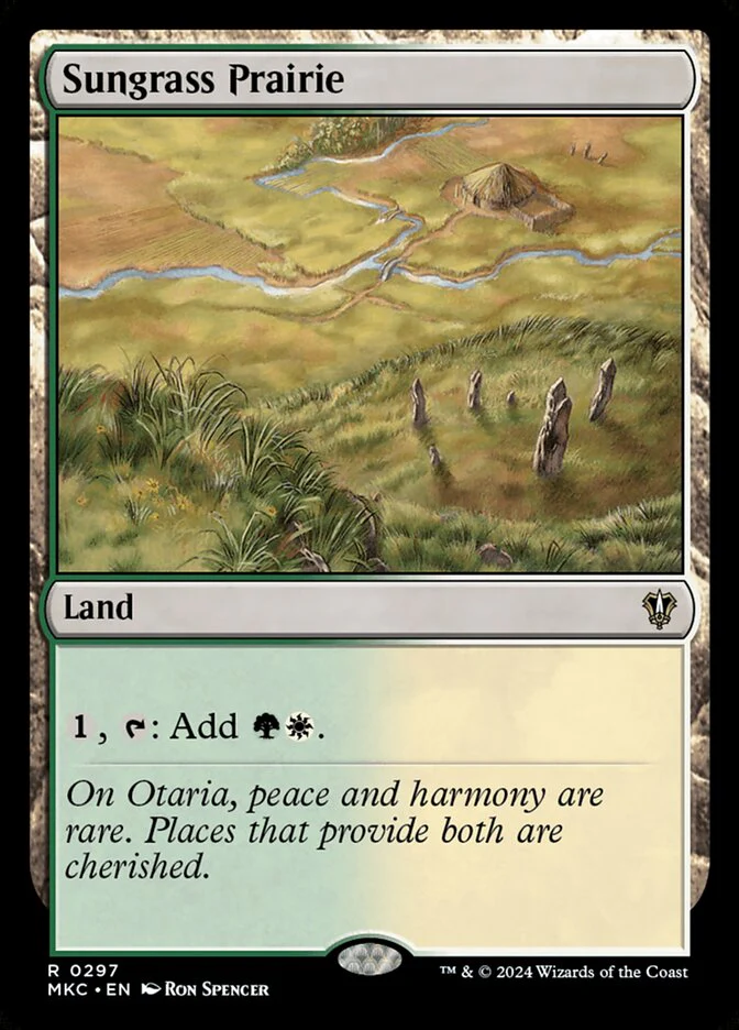 Sungrass Prairie 297/311 (Commander: Murders at Karlov Manor)
