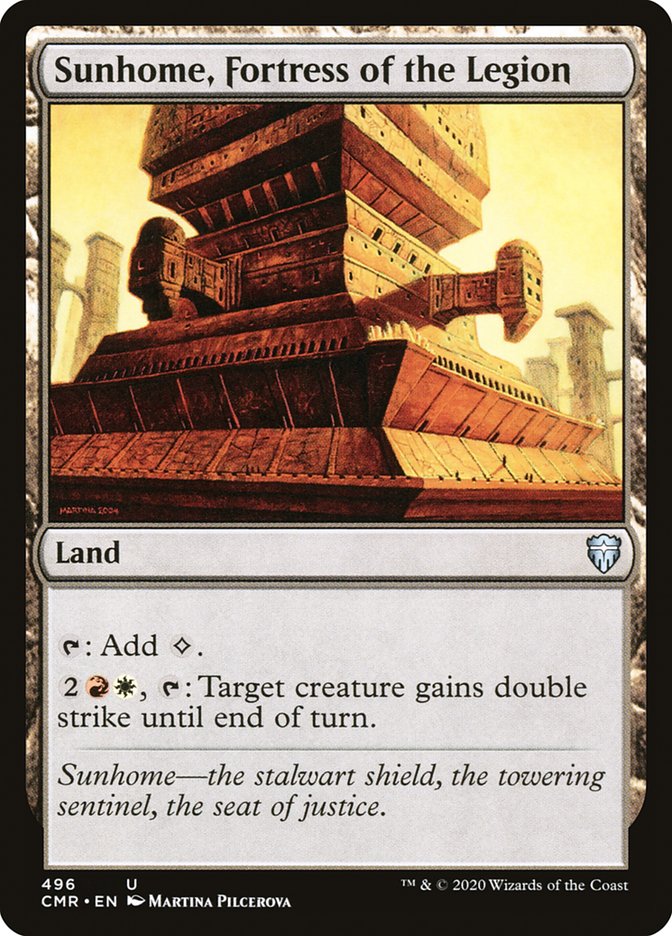 Sunhome, Fortress of the Legion 496/361 (Commander Legends)