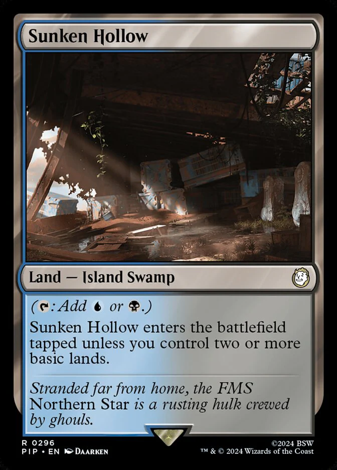 Sunken Hollow 296/326 (Universes Beyond: Fallout)