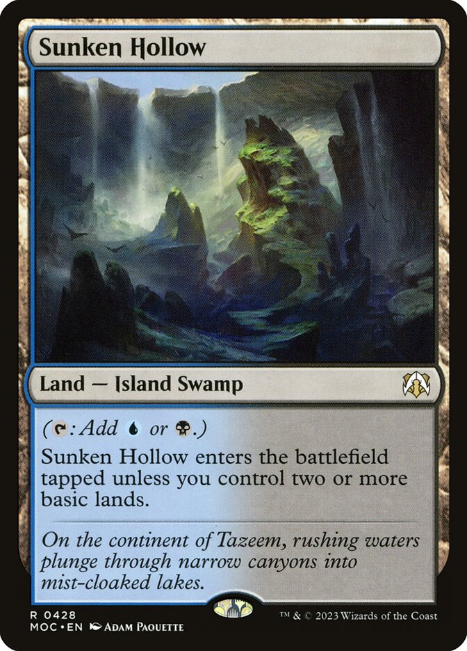 Sunken Hollow 428/444 (Commander: March of the Machine)