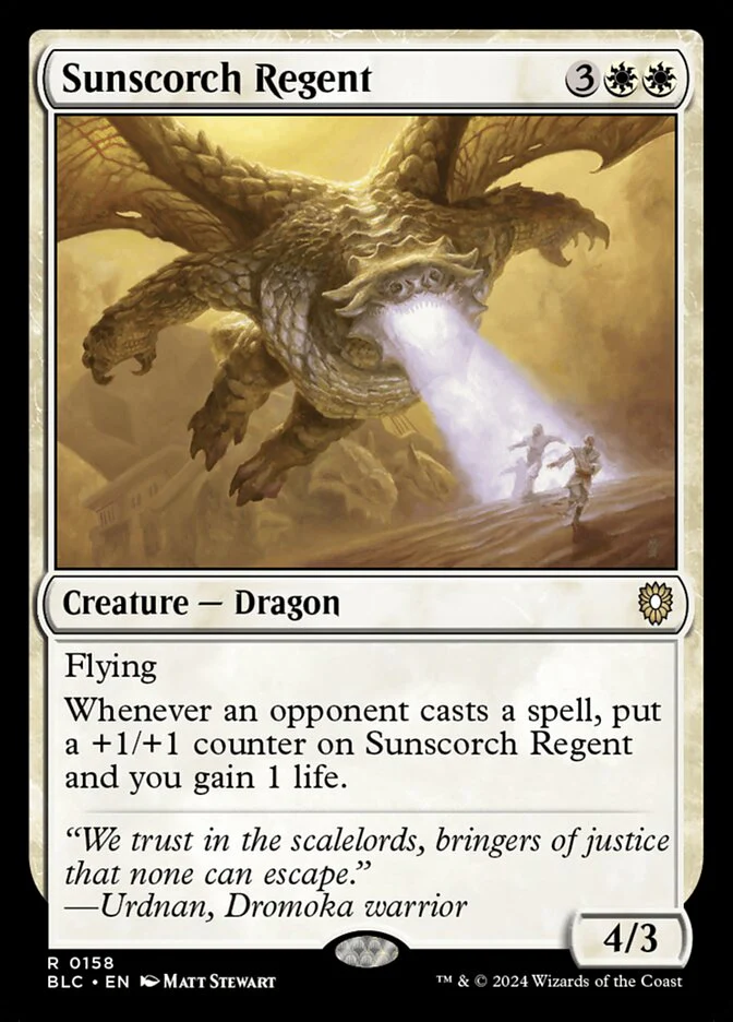 Sunscorch Regent 158/40 (Commander: Bloomburrow)