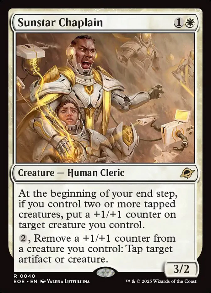 Sunstar Chaplain 40/276 (Edge of Eternities)