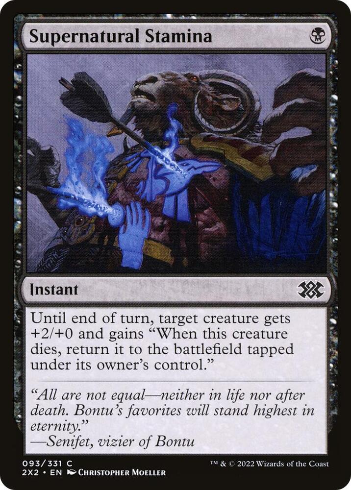 Supernatural Stamina 93/331 (Double Masters 2022)  - Foil