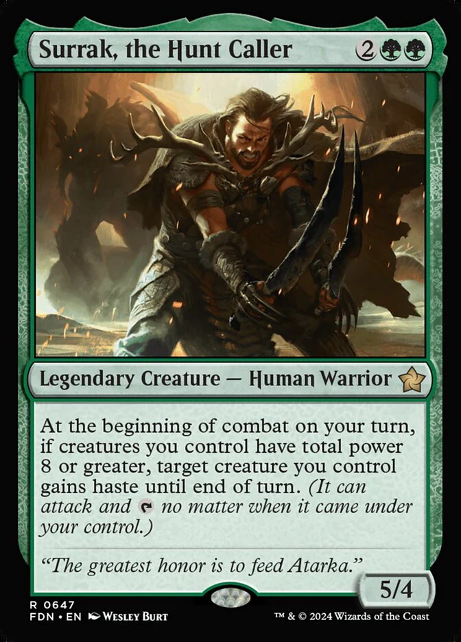 Surrak, the Hunt Caller 647 (Foundations)