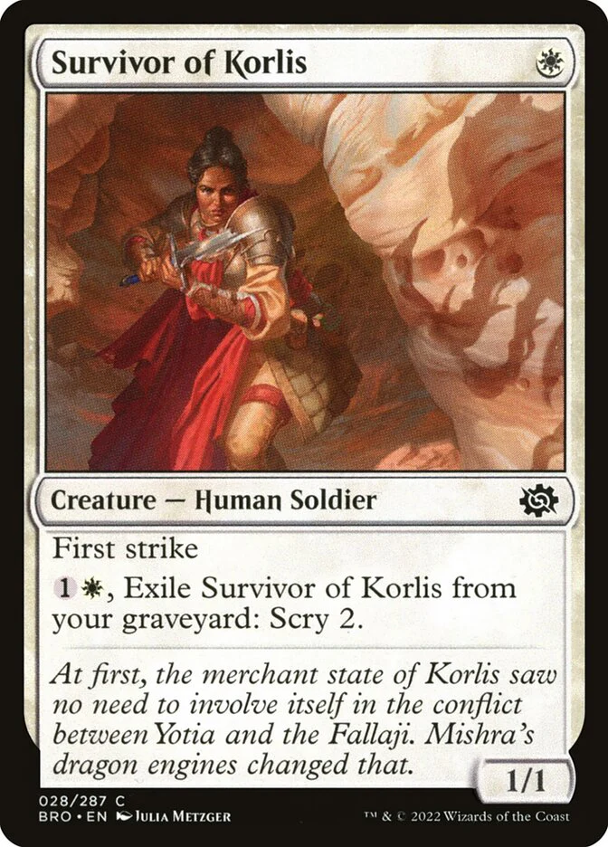 Survivor of Korlis 28/287 (The Brothers' War)