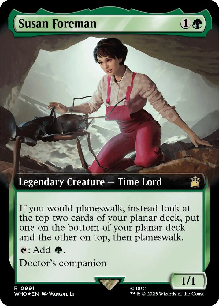 Susan Foreman 991/331 (Universes Beyond: Doctor Who)  - Extended Art Surge Foil