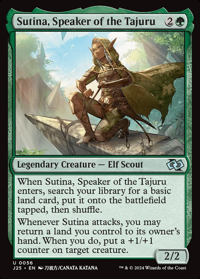 Sutina, Speaker of the Tajuru 56/779 (Foundations Jumpstart)
