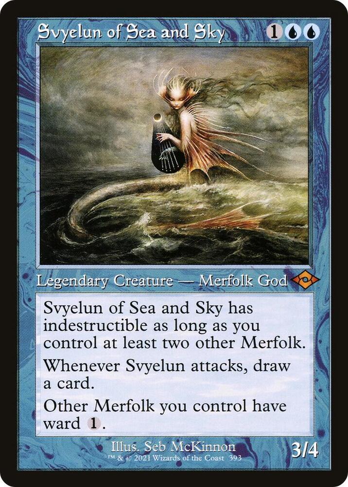 Svyelun of Sea and Sky Retro Frame 393 (Modern Horizons 2)  - Foil