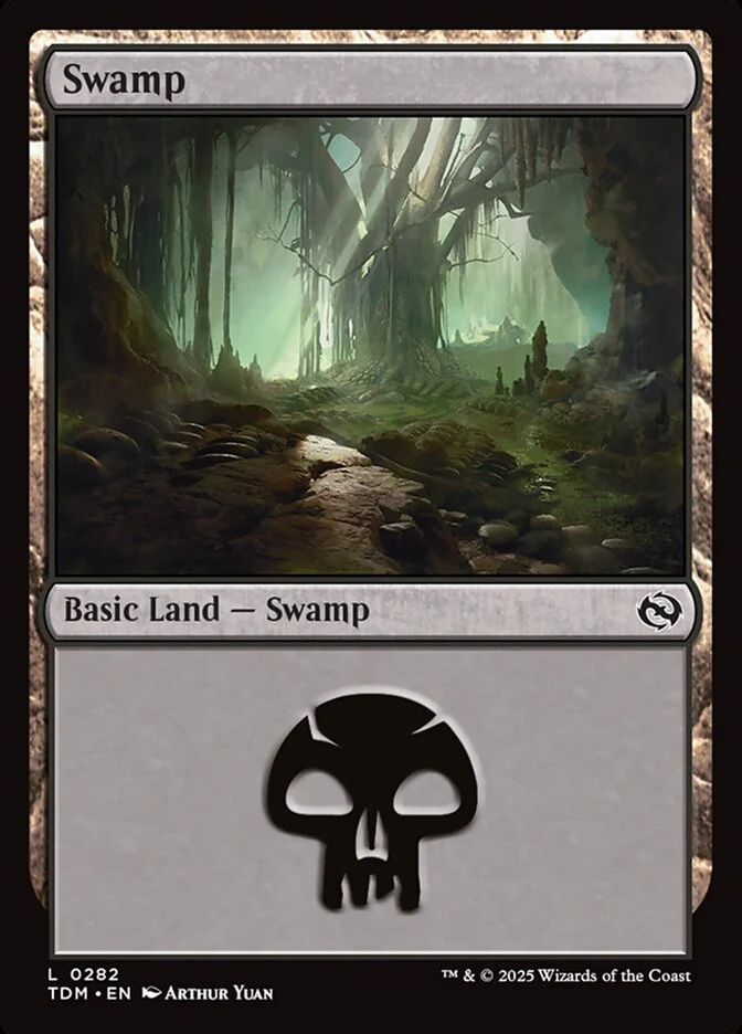 Swamp 282/291 (Tarkir: Dragonstorm)  - Foil