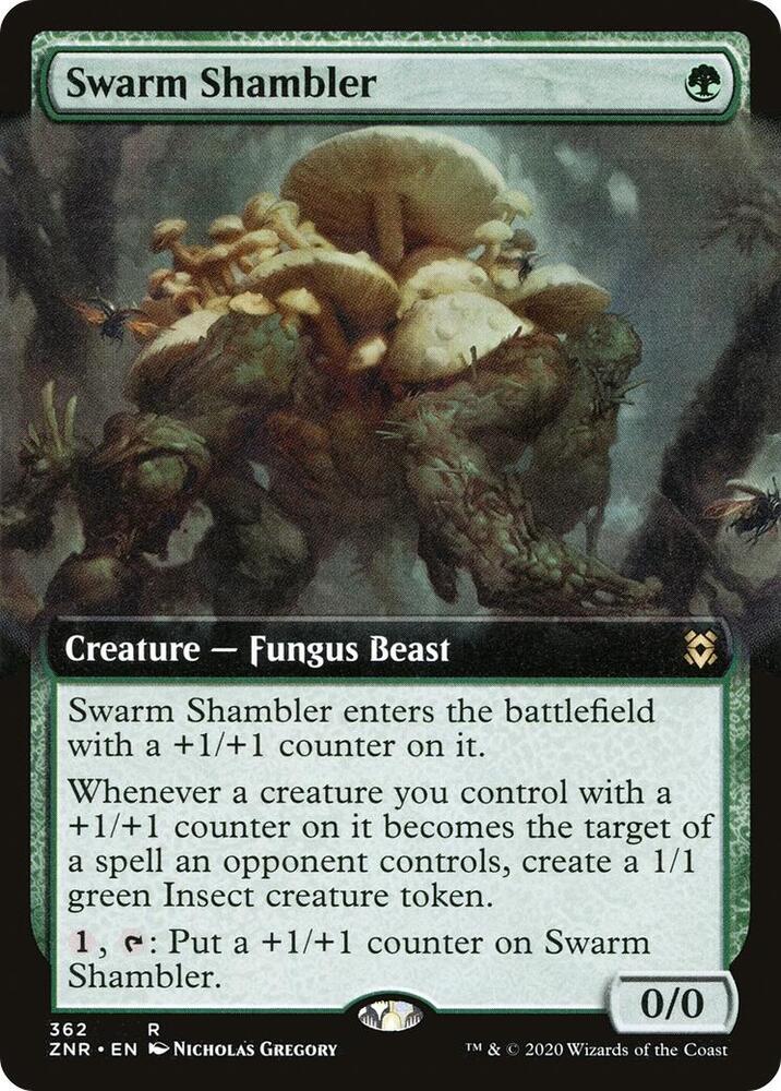 Swarm Shambler 362/280 (Zendikar Rising)  - Extended Art Foil
