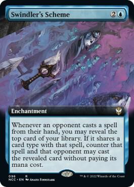 Swindlers Scheme Extended Art 96/93 (Commander: Streets of New Capenna)