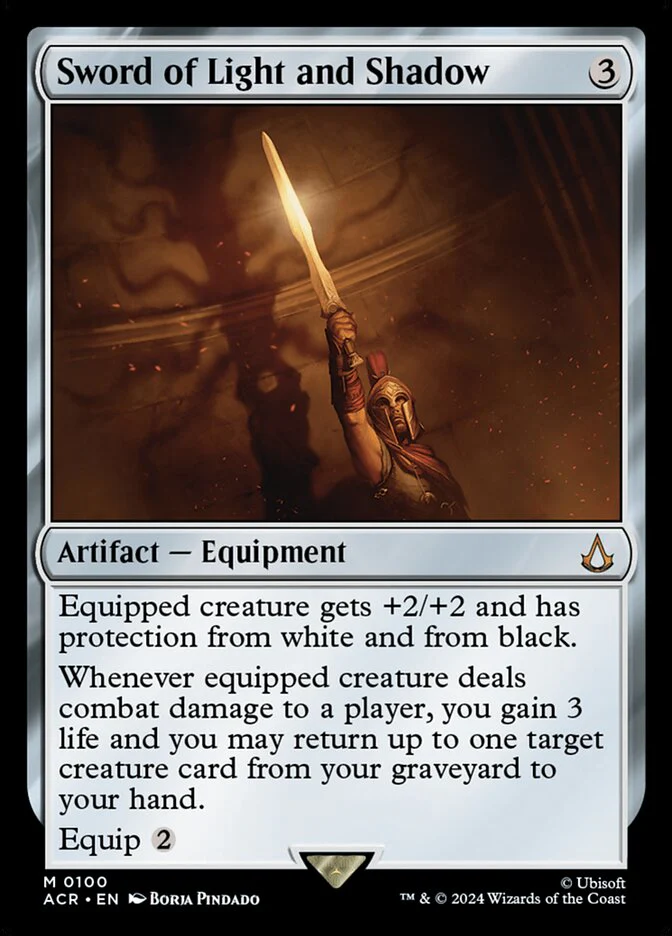 Sword of Light and Shadow 100 (Universes Beyond: Assassin's Creed) - Foil