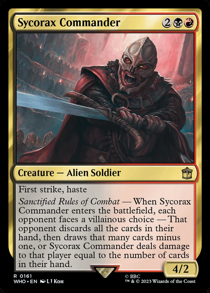 Sycorax Commander 161/331 (Universes Beyond: Doctor Who)