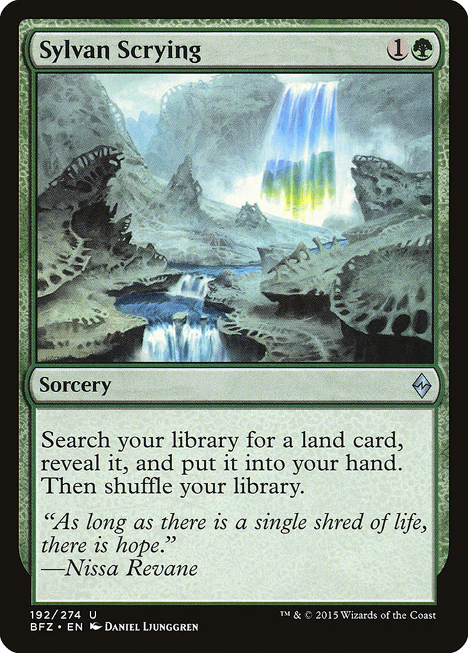 Sylvan Scrying 192/274 (Battle for Zendikar)