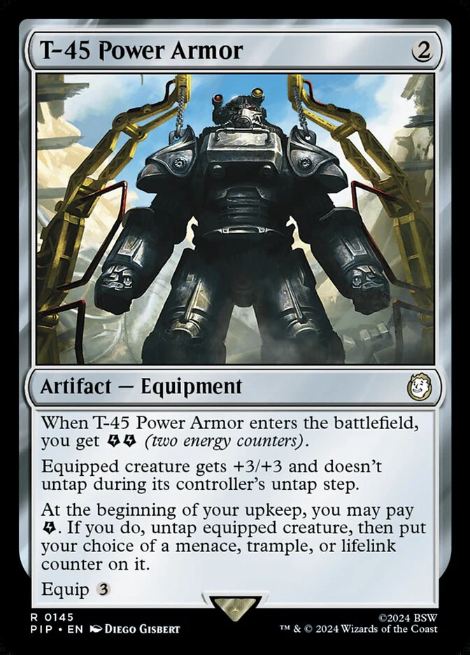 T-45 Power Armor 145/326 (Universes Beyond: Fallout)