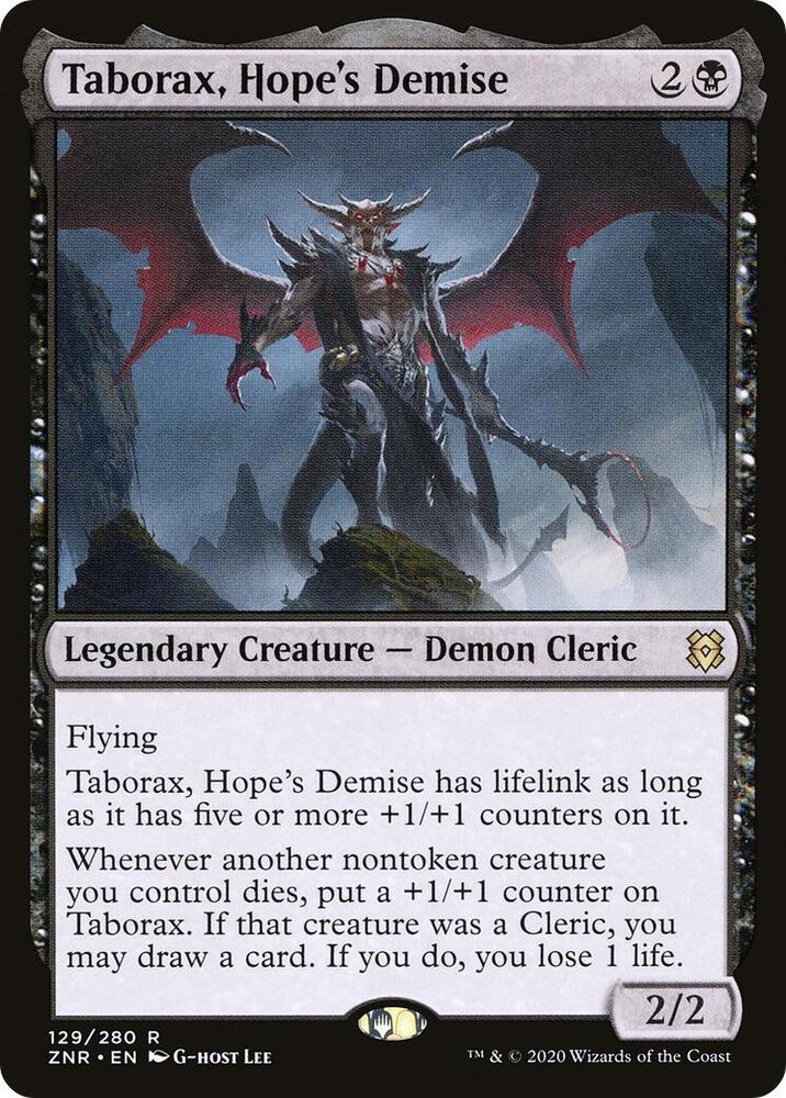 Taborax, Hope's Demise 129 (Zendikar Rising)  - Foil
