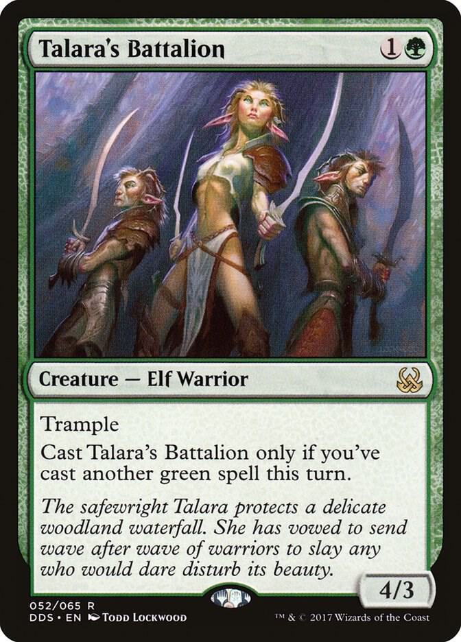 Talara's Battalion 52/65 (Duel Decks: Mind vs. Might)