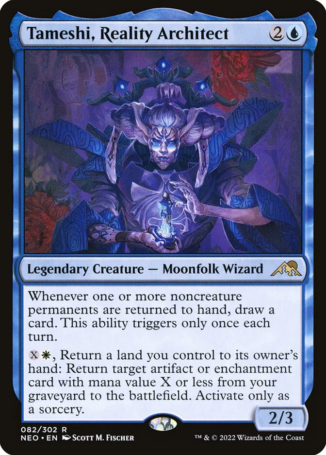 Tameshi, Reality Architect 82/302 (Kamigawa: Neon Dynasty) - Foil